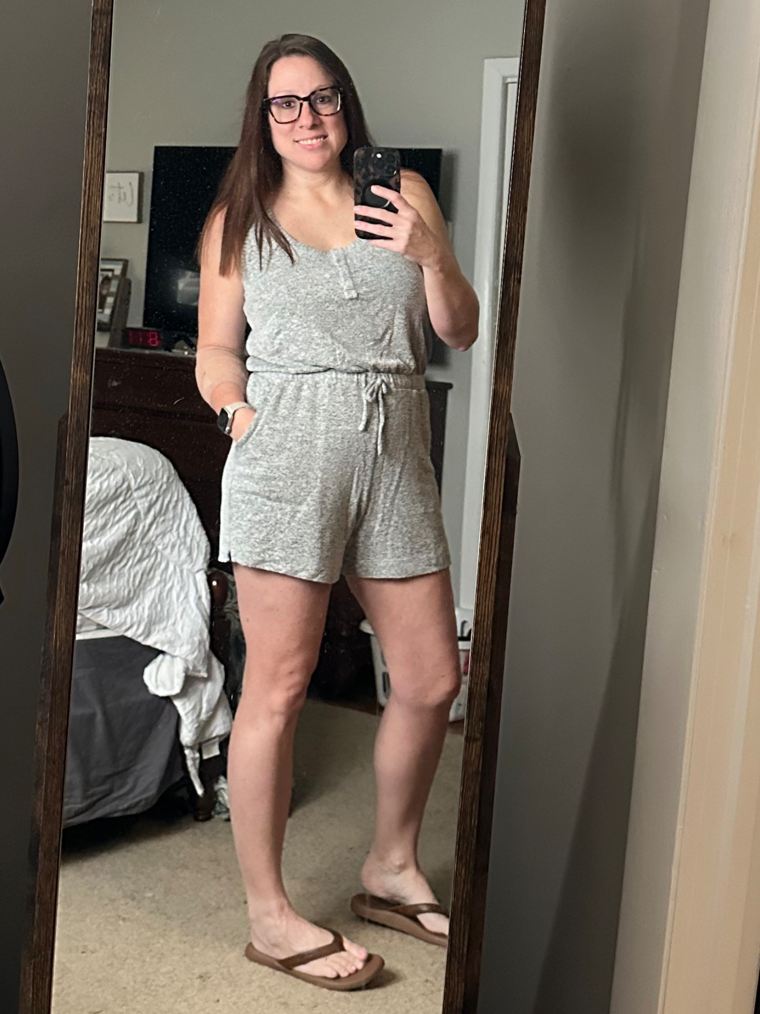This has been one of my favorite summer outfits for almost 5 years! 
The romper is made of a sweater material with button detail on the front and a cinch waist. I wear it as an outfit. I wear it as a coverup to the pool. I’ve even slept in it!! It’s so comfortable and goes with literally everything!! While mine came from @soma sadly they do not make it anymore. I am tagging some that are similar that I found :). 

#LTKStyleTip #LTKOver40 #LTKSummerEdit