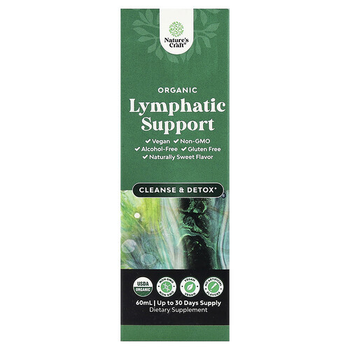 Nature's Craft, Organic Lymphatic Support, 60 ml | iHerb