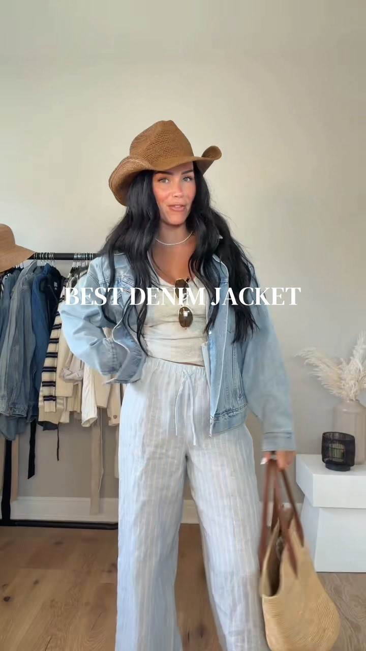 My favorite denim jacket from Aritzia finally restocked  😍 I will have all my outfit details 🔗 on my LTK.

I’m wearing size smalls, size medium denim jacket ￼

@Aritzia

#LTKootd #LTKgrwm #LTKSaleAlert