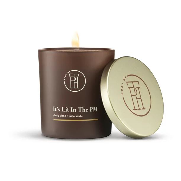 BODY BY TPH It’s Lit In The PM Aromatherapy Scented Soy Wax Blend Stress Relief Candle with Pat... | Walmart (US)