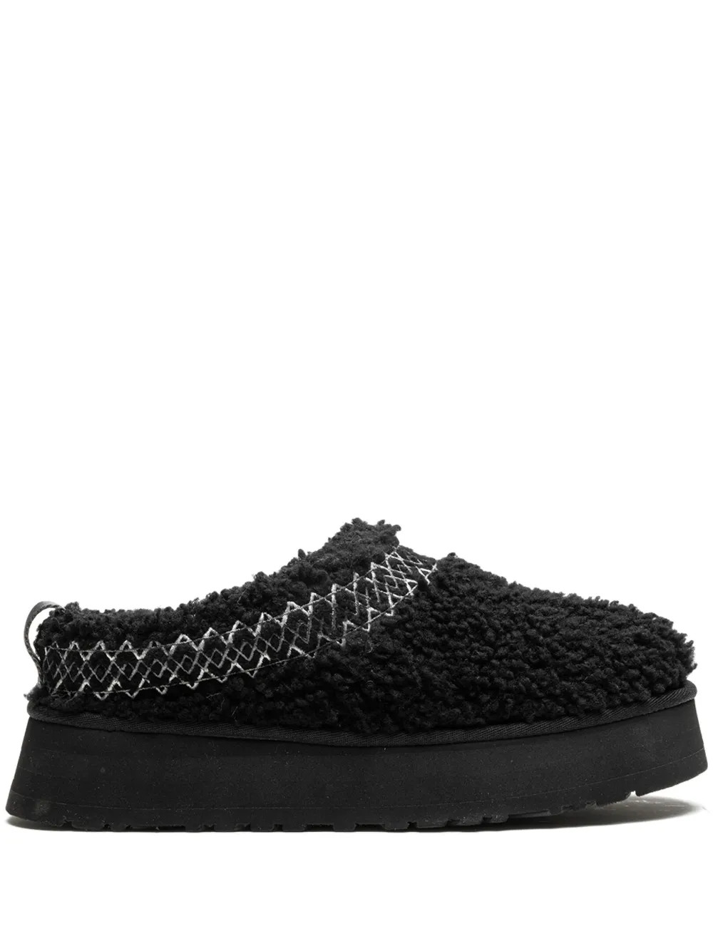UGG Tazz Heritage Braid Tofflor | Svart | FARFETCH SE | Farfetch Global