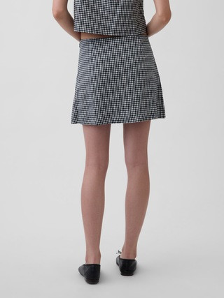 Linen-Blend Mini Skort | Gap (US)