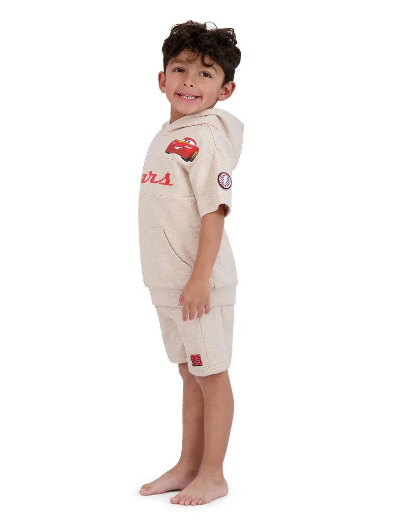 Cars Toddler Boy Textured Knit Short Set, Sizes 12 Months-5T | Walmart (US)