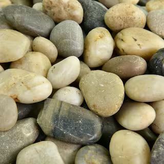 Southwest Boulder & Stone 0.125 cu. ft. 3/8 in. - 5/8 in. 10 lbs. Mixed Small Polished Rock Pebbles  | The Home Depot