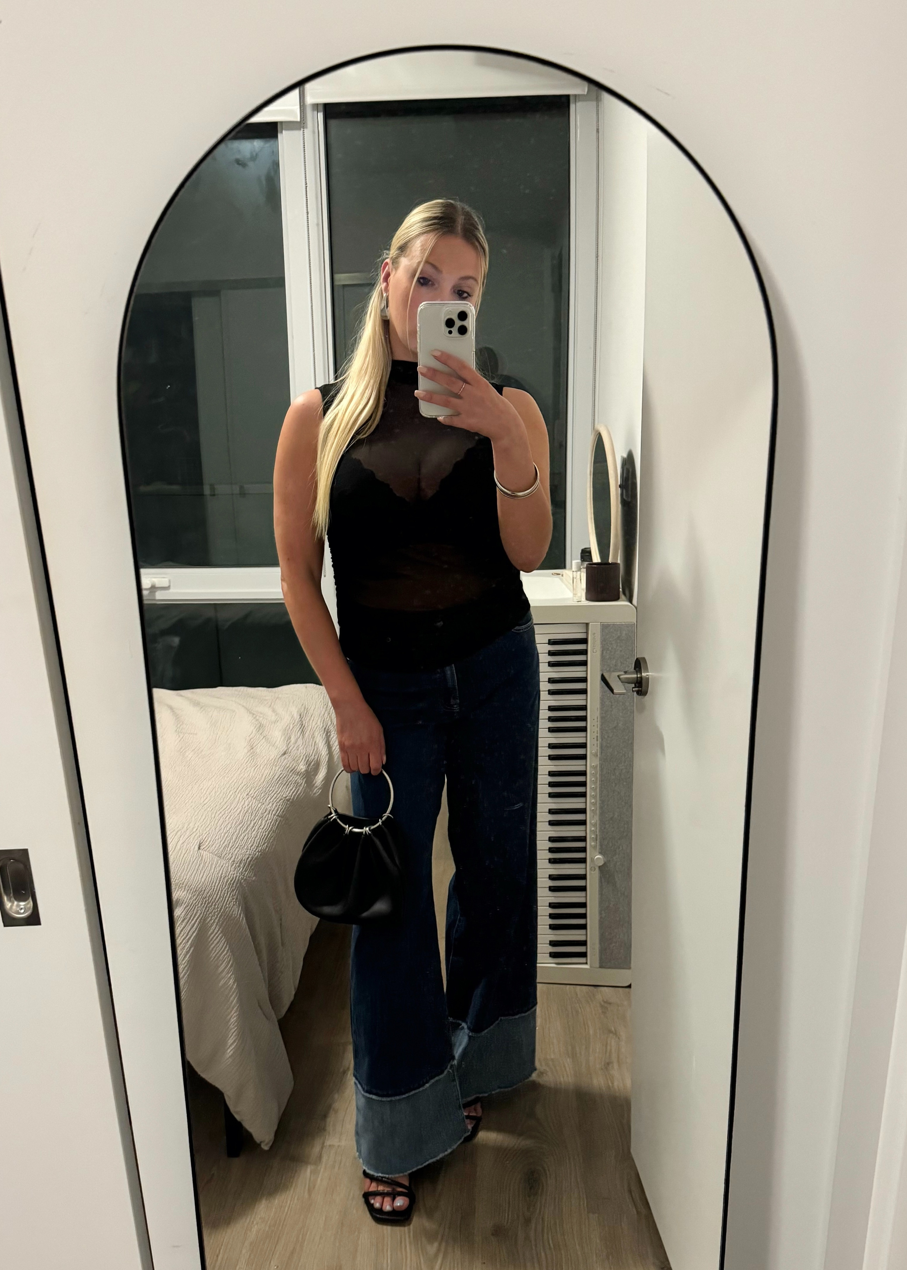 jeans on sale (runs TTS), bag on sale for under $18 

 #LTKootd