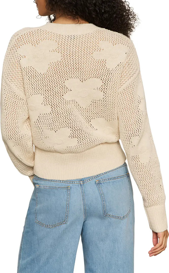 Flower Pop Open Stitch Jacket | Nordstrom