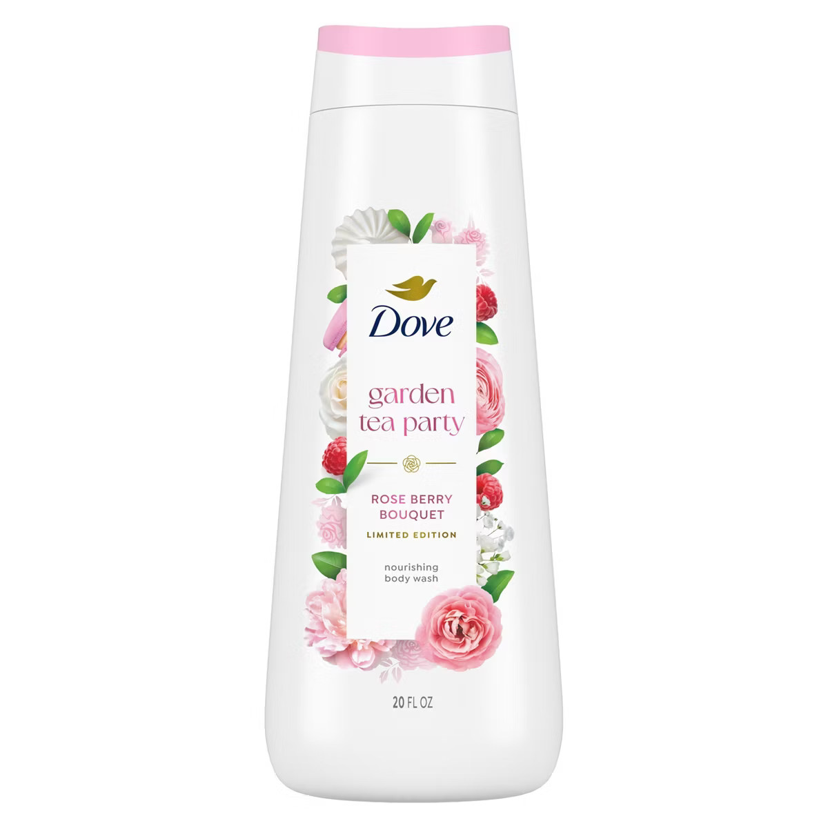 Dove Beauty Garden Tea Party Body Wash - Rose Berry Bouquet - Limited Edition - 20 fl oz | Target