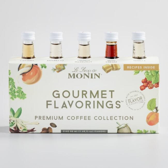 Monin Mini Coffee Collection Syrups 5 Pack | World Market