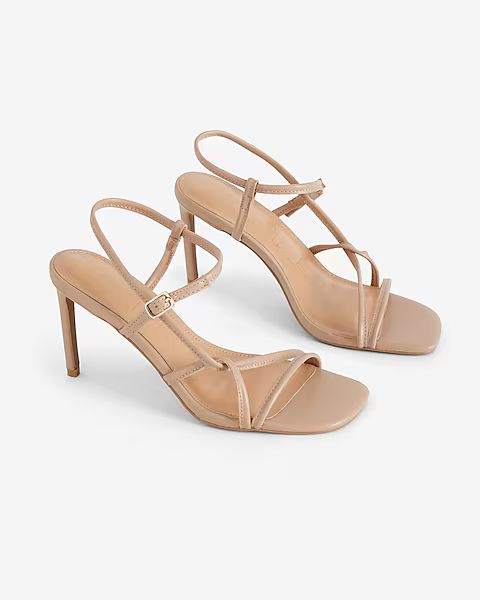 Strappy Mid Heeled Sandals | Express (Pmt Risk)
