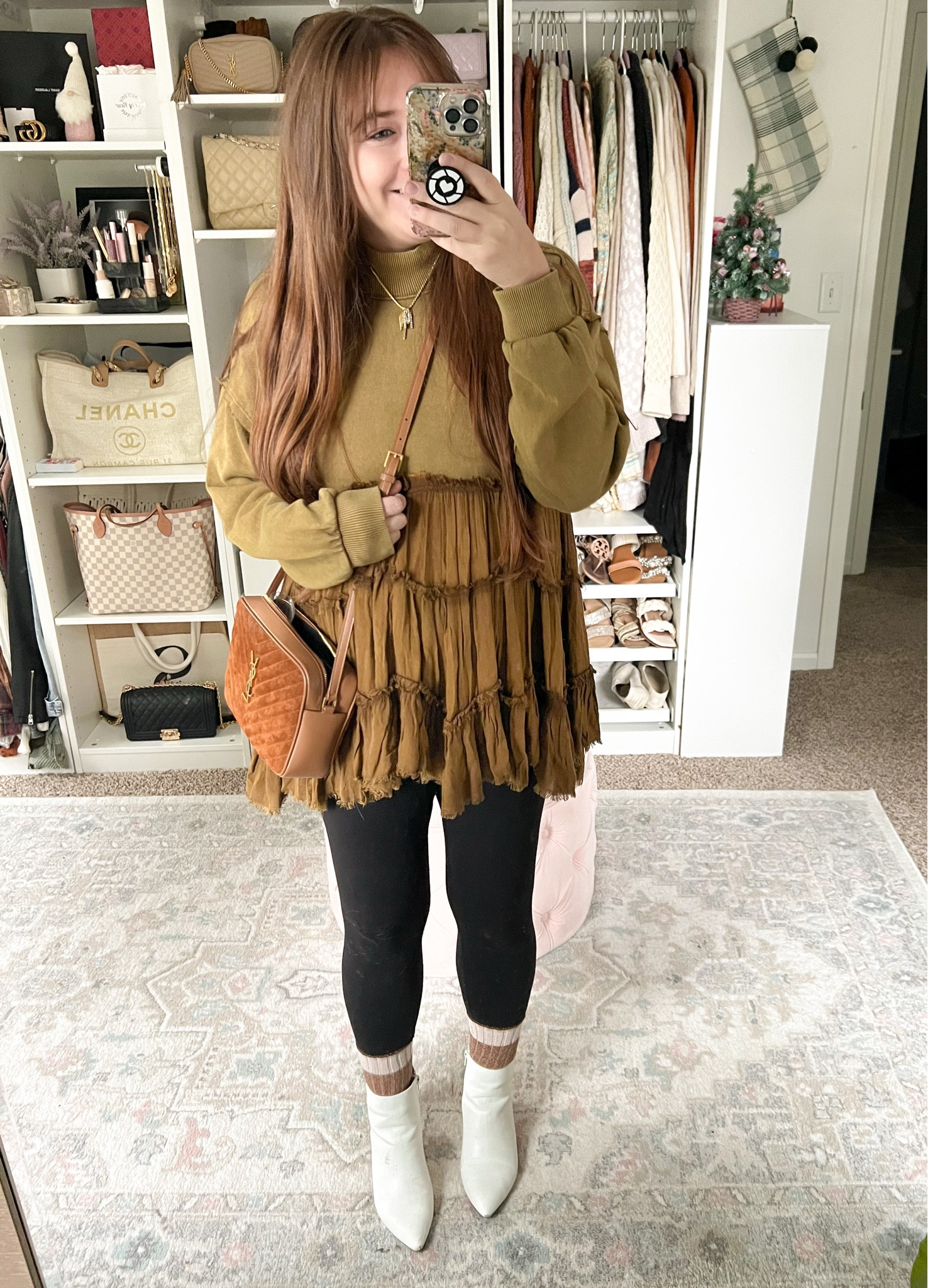 SALE ALERT: Spend $150 get $100 back at free people!!!

My favorite tunic of all time is back in stock! I’m wearing a small. It’s definitely a sweatshirt material up top

#LTKSeasonal #LTKSaleAlert #LTKMidsize