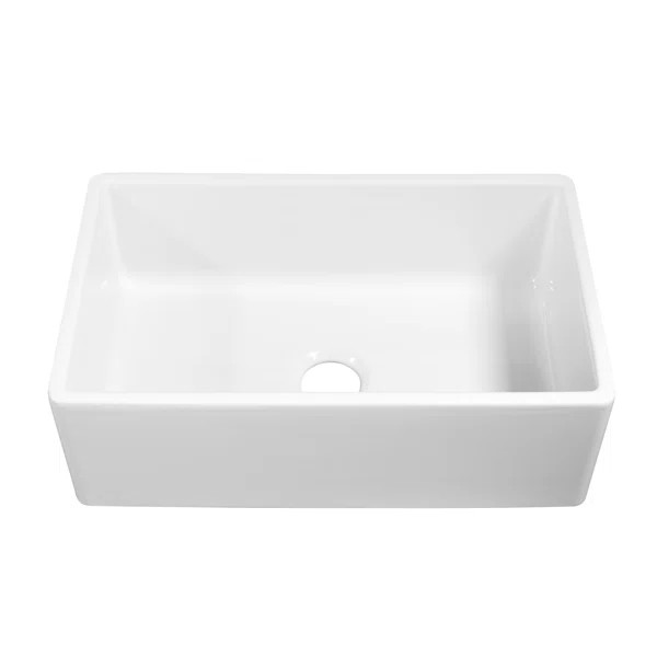 Ward 33” L x 18" W Farmhouse/Apron Kitchen Sink | Wayfair Professional