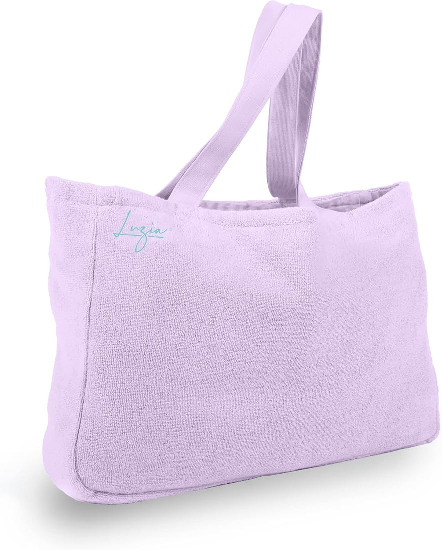 Luzia Beach and Pool Tote Bag - Extra Large, Reversible, Shoulder Bag - Made of Luxuriously Soft ... | Amazon (US)