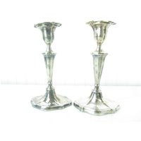 Silver Plated Candlesticks, Centerpiece, Candle Holder, Two Holders, Gift, Wedding Decor | Etsy (US)