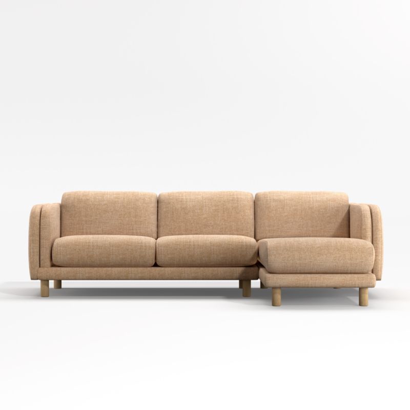 Pershing 2-Piece Chaise Sectional | Crate & Barrel | Crate & Barrel