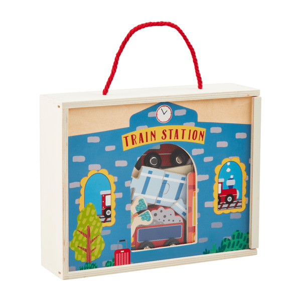 Train station wood play set | Mud Pie