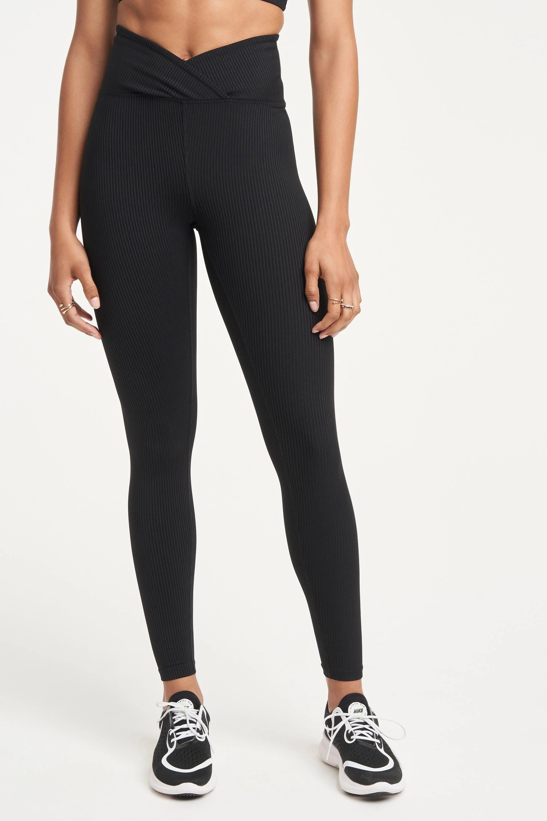 Veronica Ribbed 7/8 Legging | Bandier