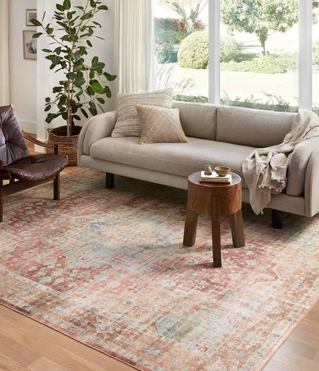 Moroccan boho area rug with a southwestern twist for an easy home decor upgrade. 🌿 The terracotta and aqua tones make it perfect for living room rugs, bedroom rugs, entryway rugs, apartment decor, boho home decor, farmhouse decor, and cozy colorful spaces that need more warmth and personality. 

Shop this Amazon area rug if your room needs a little more character without redoing the whole space. ✨

#LTKHome #LTKSeasonal #LTKU