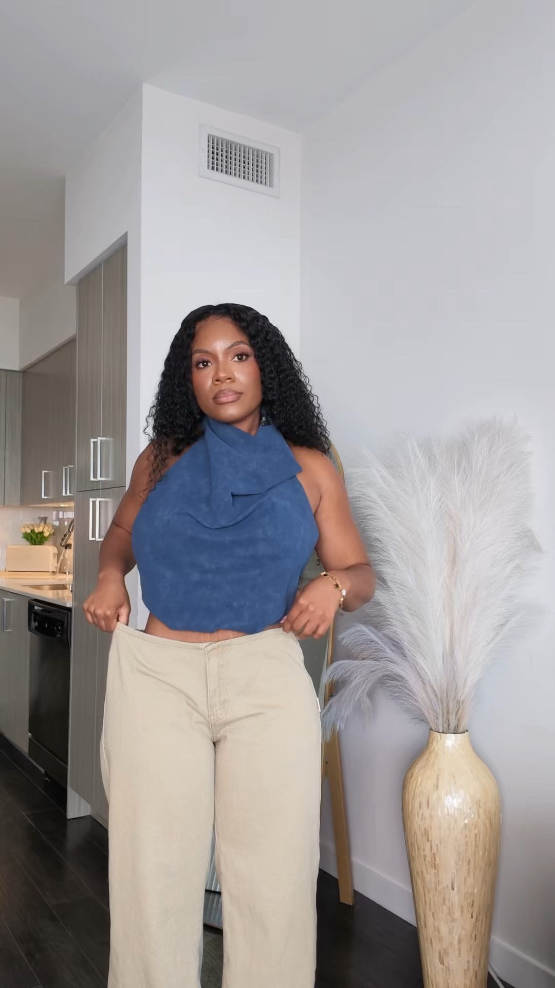 Draw string pants for curvy girls

#LTKootd #LTKMidsize