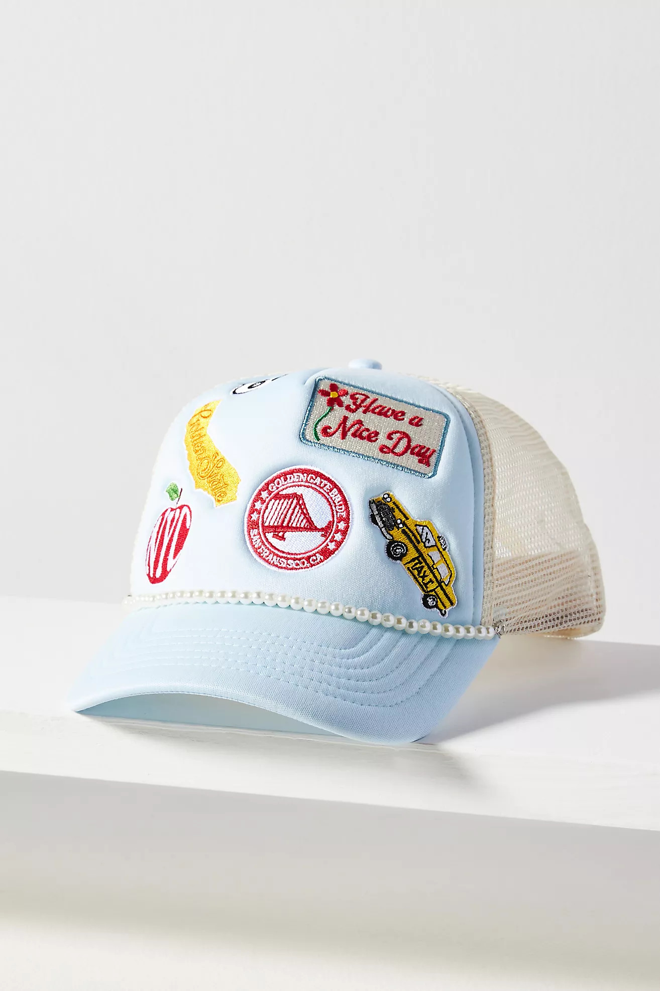 Coney Island Picnic Patchwork Trucker Hat | Anthropologie (US)
