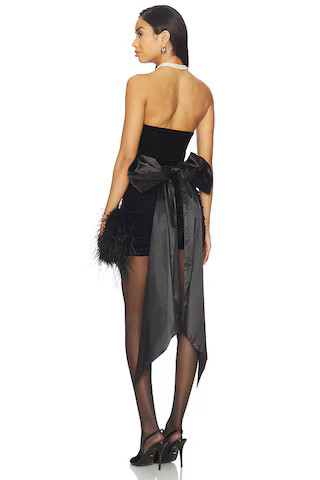 MORE TO COME Carsyn Mini Dress in Black from Revolve.com | Revolve Clothing (Global)