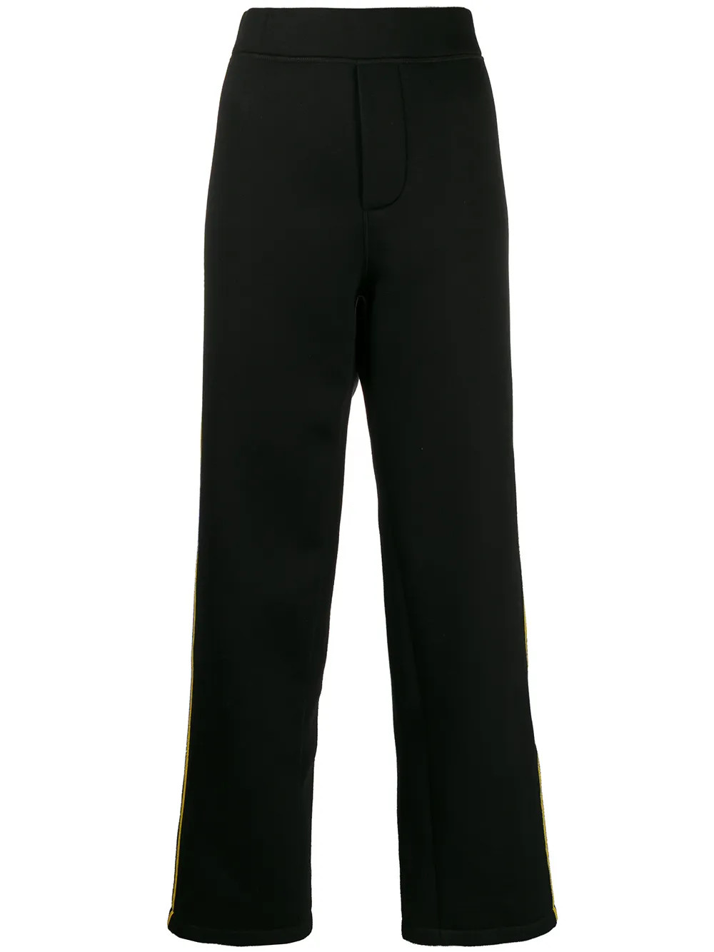 DSQUARED2 Contrasting Logo Track Pants | Black | FARFETCH UK | Farfetch Global