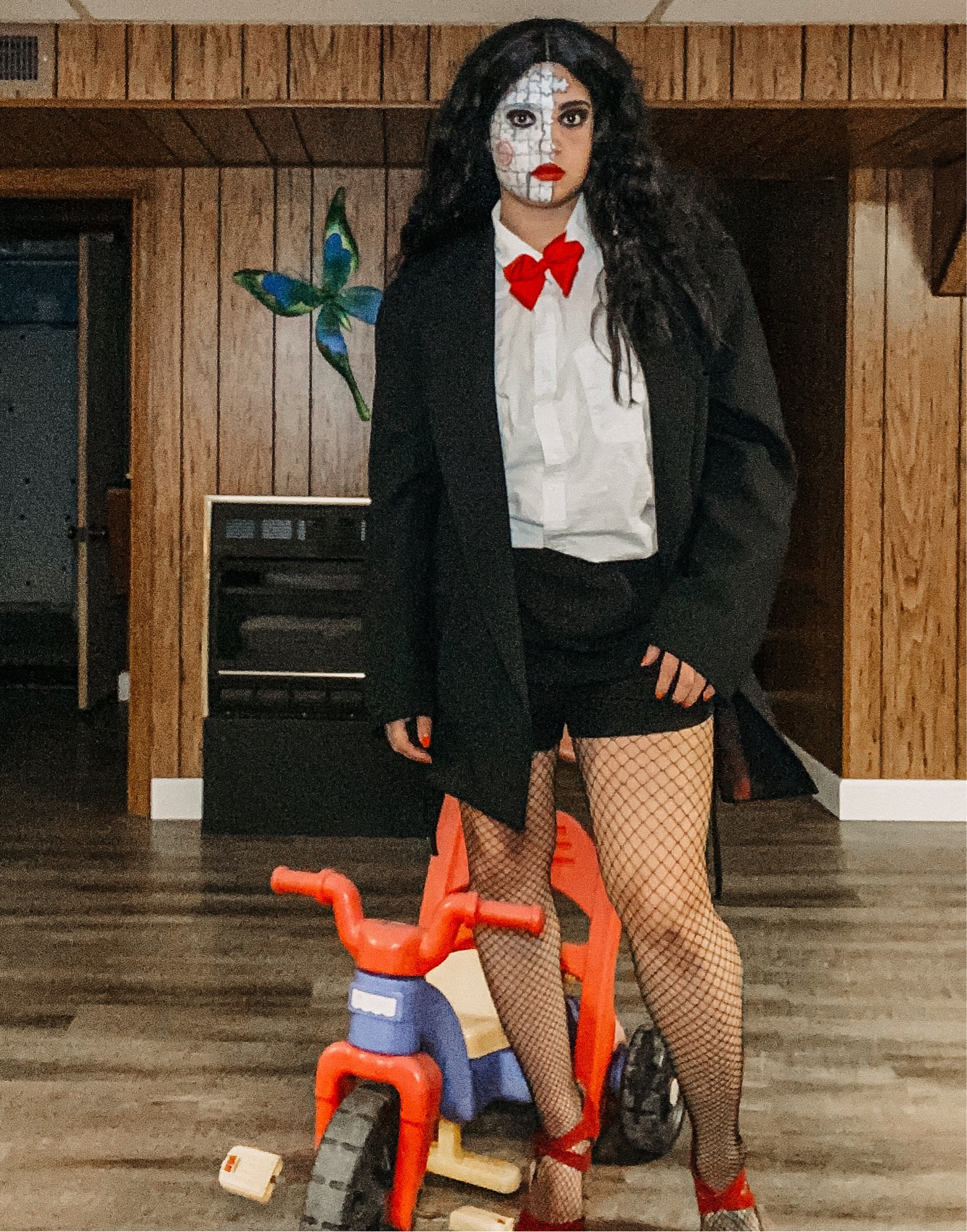 My Jigsaw Costume! 🧩 
I borrowed my husbands tuxedo for this look & my daughters hair bow lol 

#LTKSeasonal #LTKbeauty #LTKHalloween