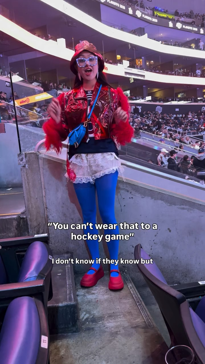POV: your team won by a mile and so did your fit 💅🏒✨

Oh, you wore a jersey? Cute. I wore *glam*. Because if there’s an opportunity to serve face, drama, and a little delusion of grandeur at a playoff hockey game… I’m taking it.

Dress code? Never met her.
Overdressed? I prefer *best dressed*.
Confused stares? My favorite accessory.

I paid for the ticket, I’m wearing the outfit AND the attitude 💁‍♀️🔥

#WearWhatYouWant #ExtraButMakeItFashion #goavsgo #MainCharacterEnergy #OverdressedAndUnbothered

glam at hockey game, overdressed outfit inspiration, bold fashion confidence, quirky style ideas, what to wear to a sports game, main character outfit aesthetic, unapologetic fashion, statement outfit ideas, dressing extra on purpose, confident style inspo