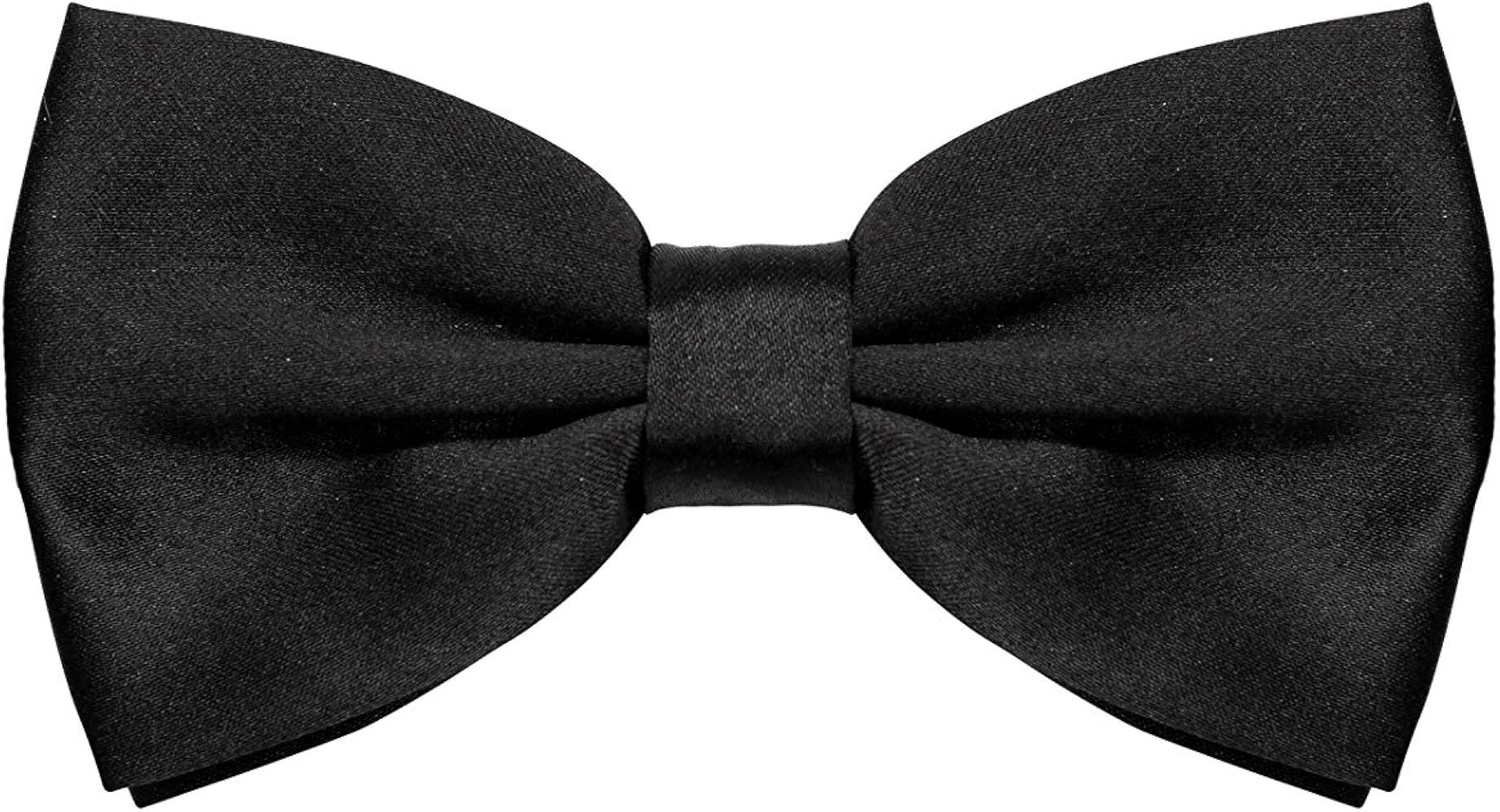 Bow Tie - Black Bow Tie - Bow Tie For Men - Bowtie Men - Silk Look | Amazon (US)