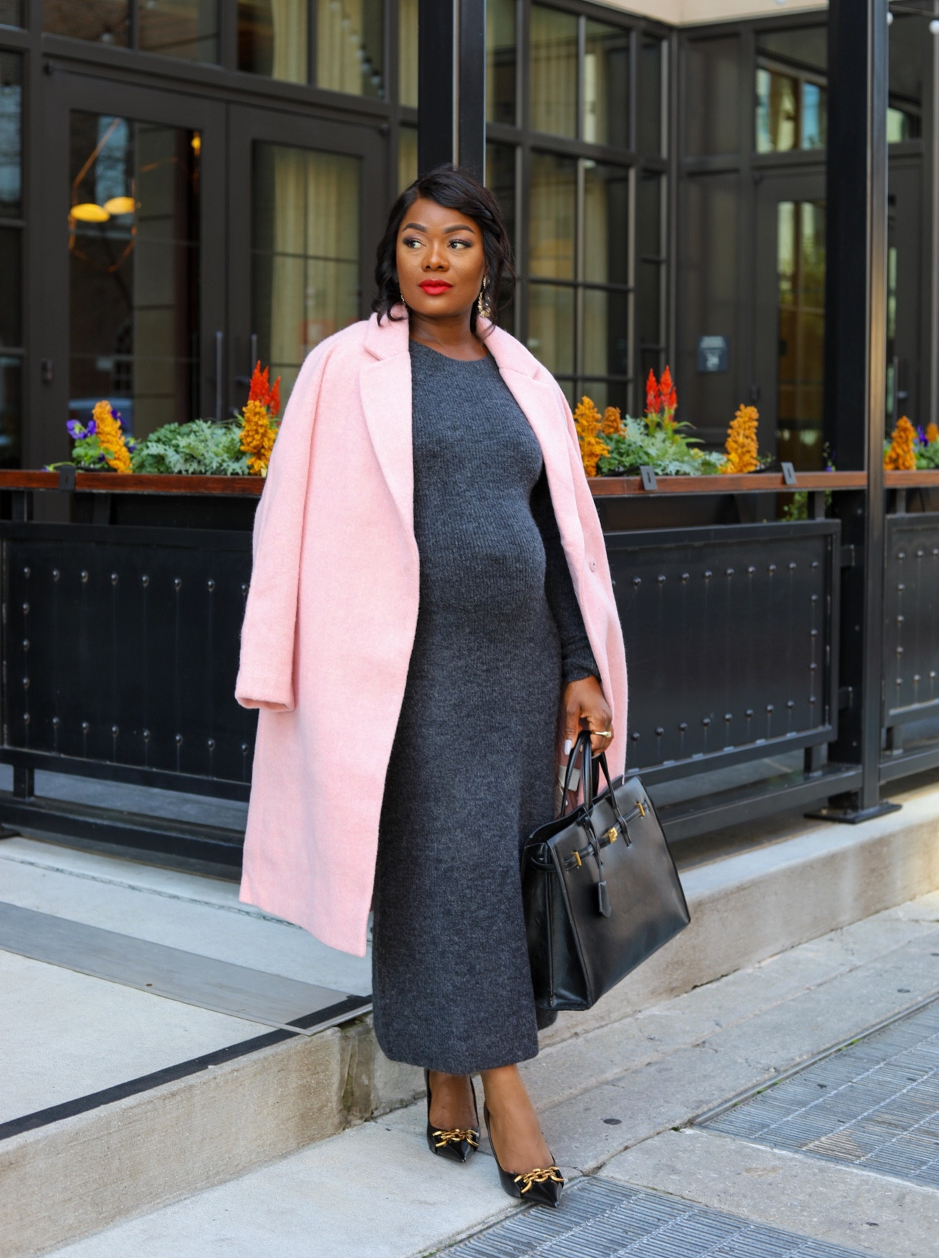 November work chic style. Love the gray and pink combo. 
Perfect look for work, thanksgiving dinner, parties and more. 

Shop the look 
#workwearchic #fallfashion #falloutfitsideas #thanksgivingoutfit 

#LTKstyletip #LTKSeasonal #LTKworkwear