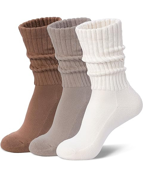 Gray Gray Cream -3 Pairs | Amazon (US)
