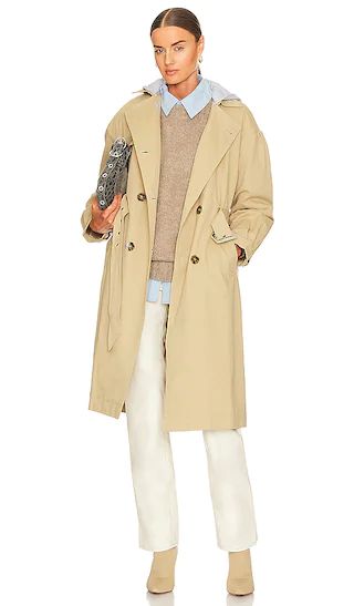 Tammela Trench Coat in Chino | Revolve Clothing (Global)