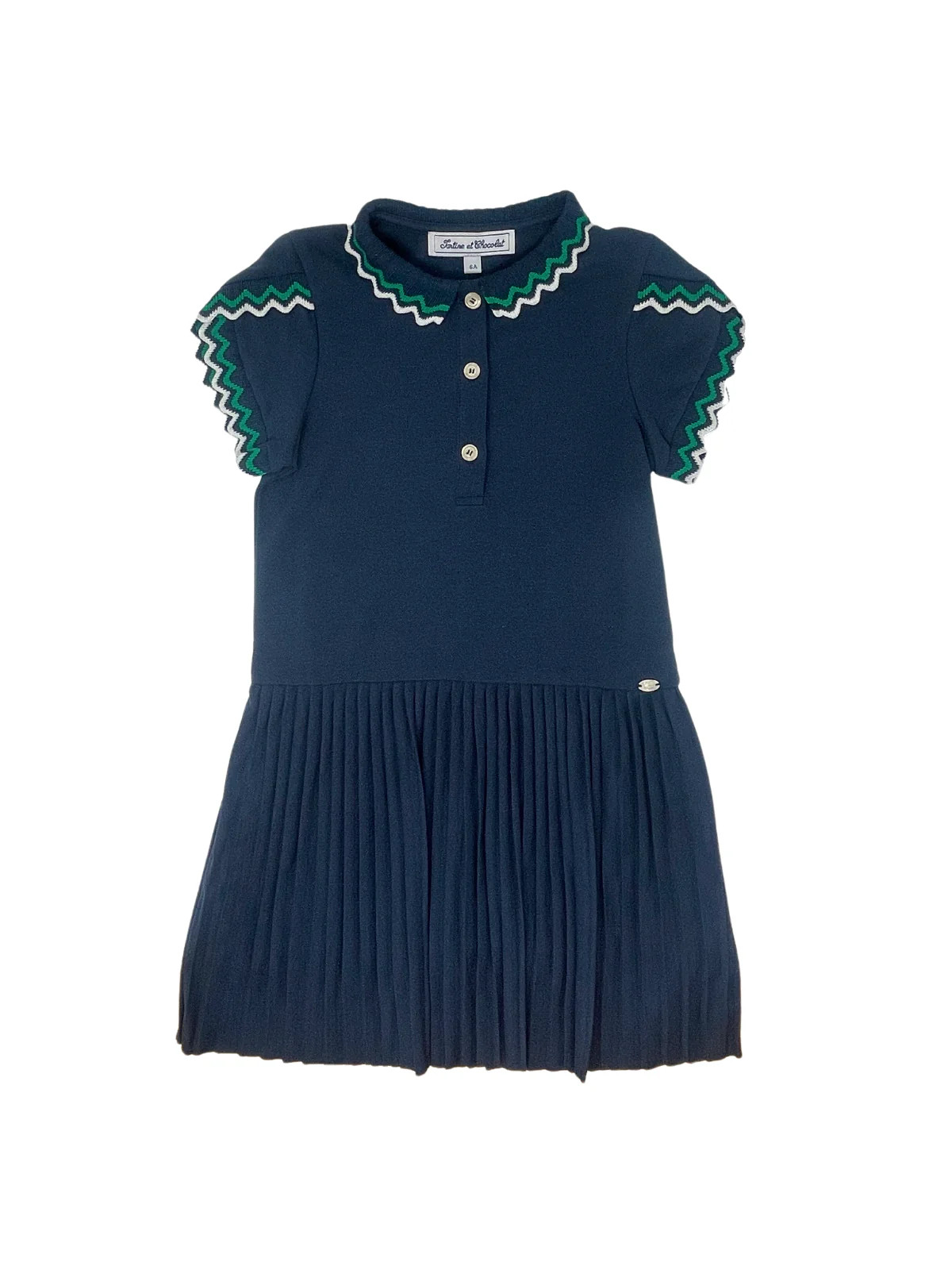 Collared Marine Dress | Danrie