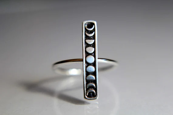 Moon Phase Ring Moon Phase Jewelry Moon Phase Moon Ring | Etsy | Etsy (US)