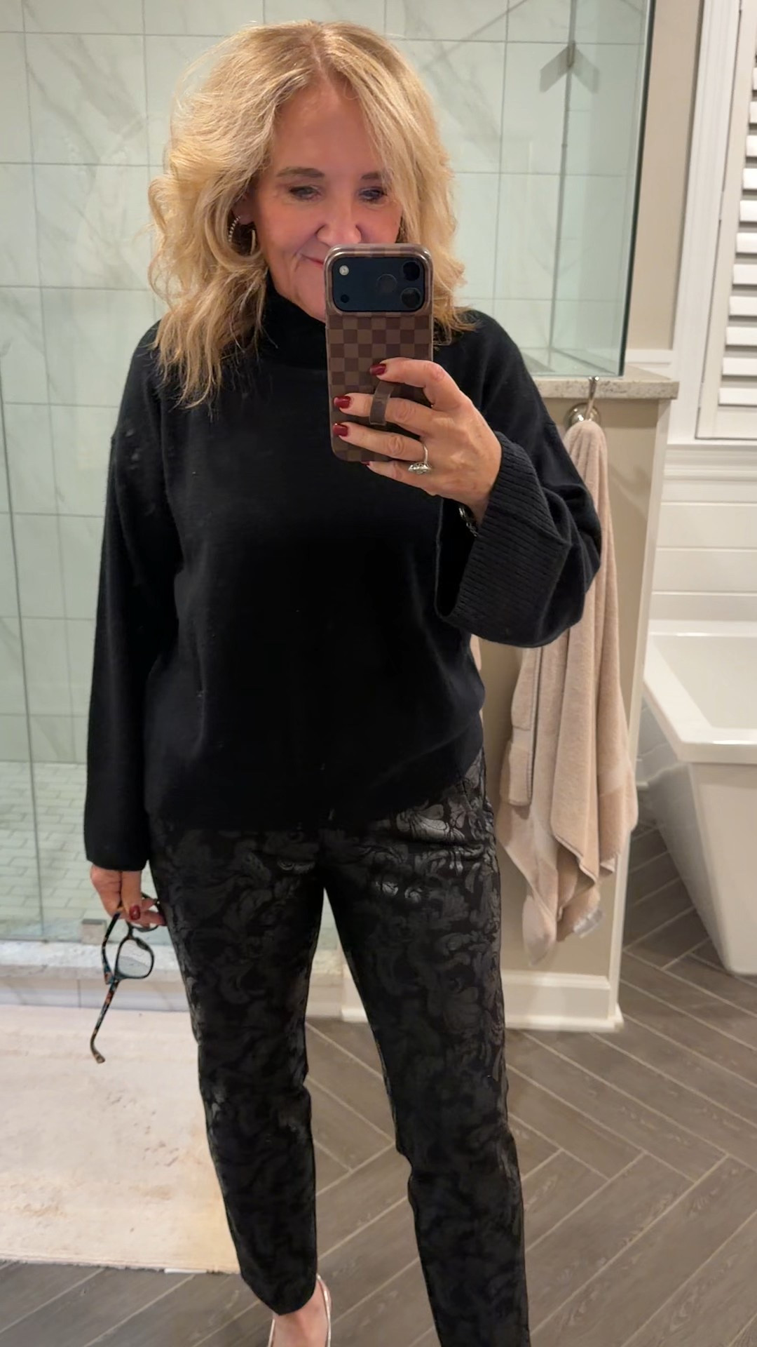 Chicos outfit for favorite things party
Sweater size 1.0
Pants size 1.0 petite 
I brought the microstitch gun as my gift  

#LTKSaleAlert #LTKHoliday #LTKOver40