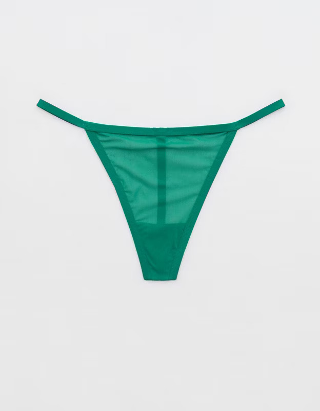 SMOOTHEZ Mesh String Thong Underwear | Aerie