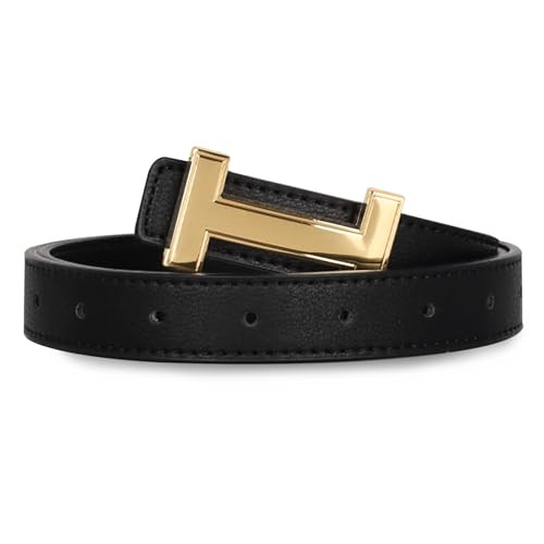 Relang Women's Belts with Gold Buckle, Fashion Waist Band, Elegant Ladies' Belt, Gift for Women | Amazon (US)