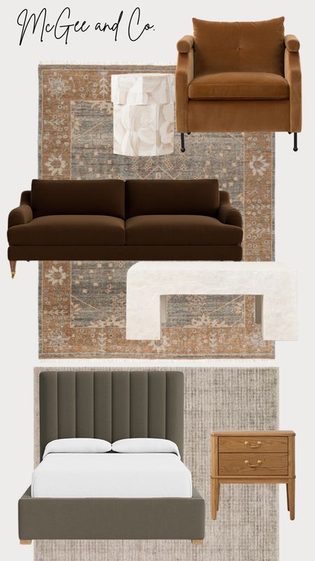 New spring collection at McGee & Co.  furniture: couches, tables, chairs and rugs

#LTKhome