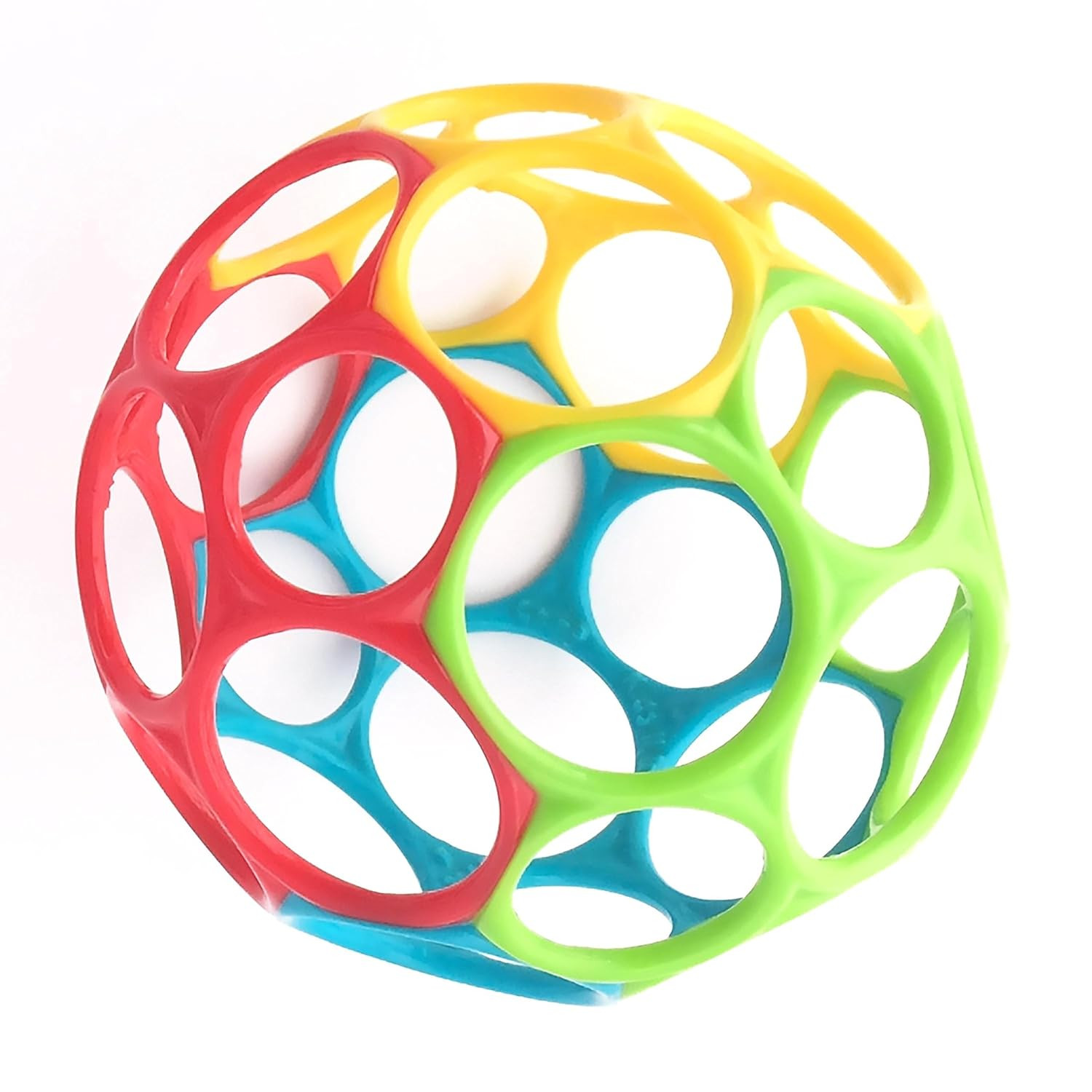 Bright Starts Oball Easy Grasp Classic Ball BPA-Free Infant Toy in Red, Yellow, Green, Blue, Age ... | Amazon (US)