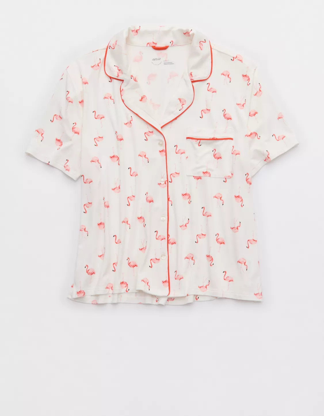 Aerie Real Soft® Short Sleeve Pajama Shirt | Aerie