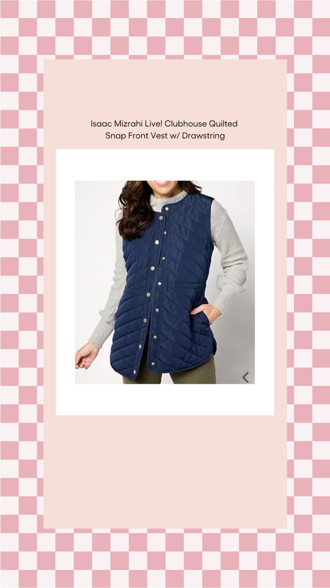 IN LOVE with this vest, get it while it’s in stock! #qvc

#LTKstyletip