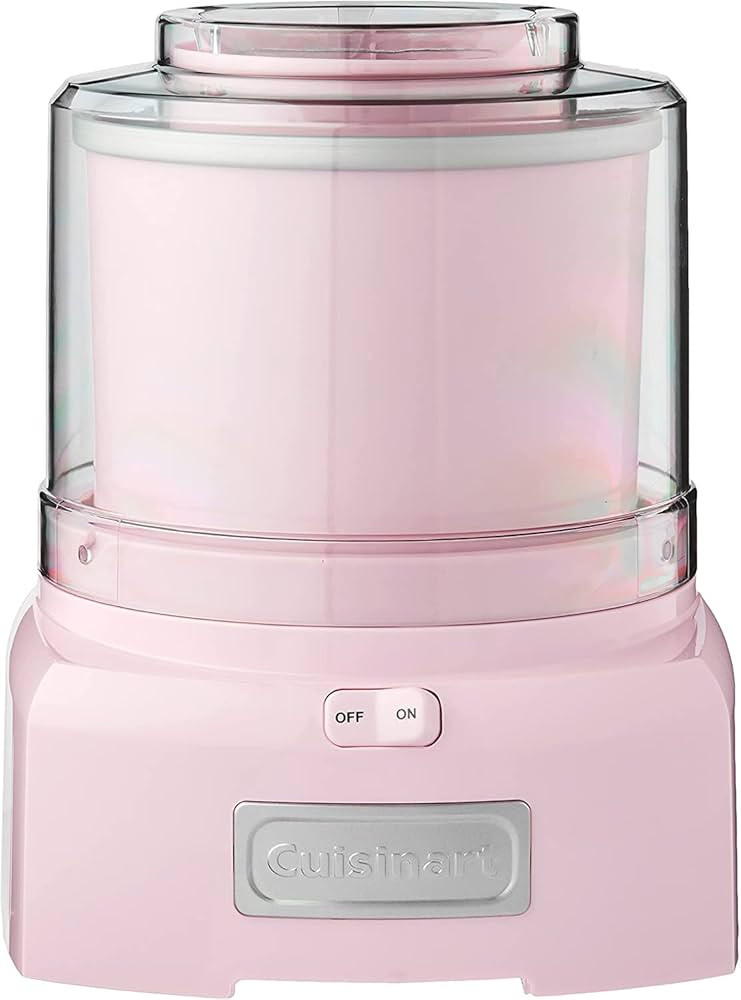 Cuisinart ICE-21PKP1 Frozen Yogurt - Ice Cream & Sorbet Maker, Pink, 1.5 Quart | Amazon (US)