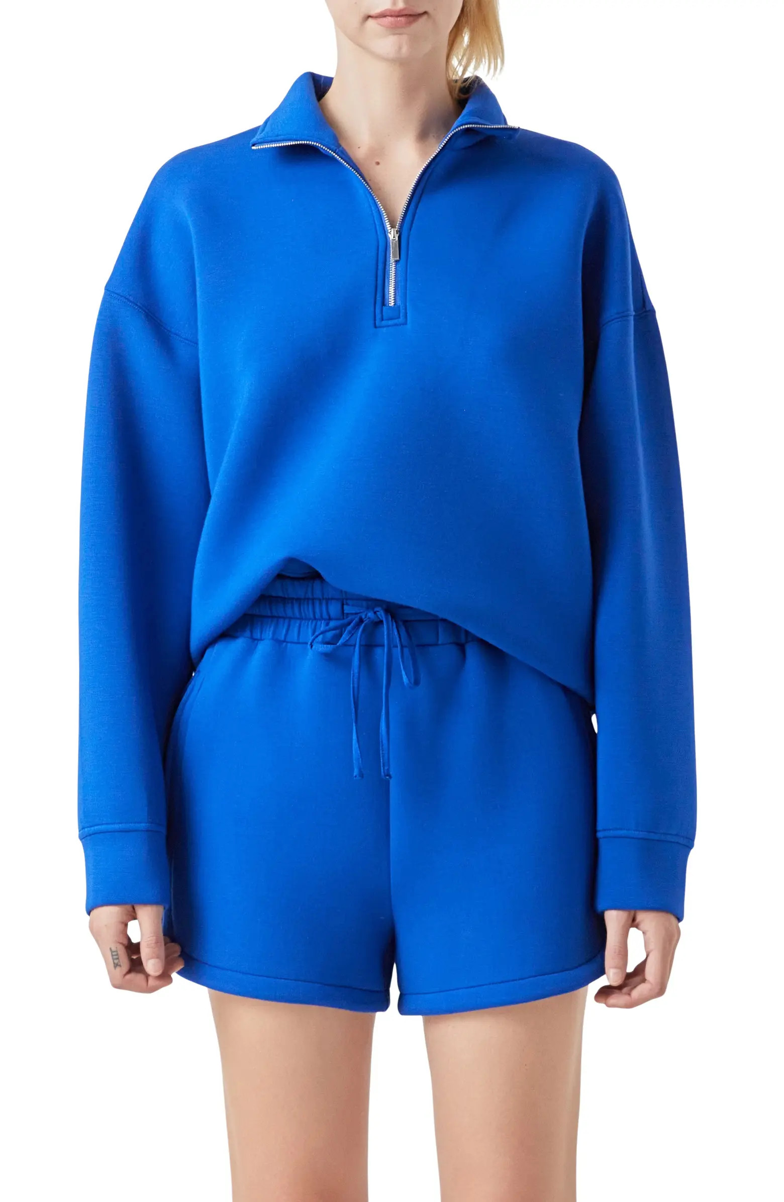 Scuba Knit Quarter Zip Pullover | Nordstrom