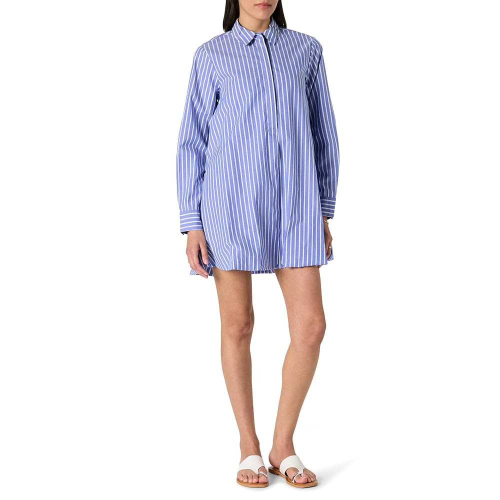The Drop Women's Bubble Hem Shirtdress | Amazon (US)