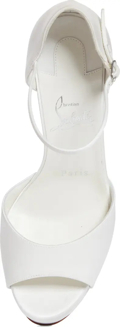 Christian Louboutin Sandaloo Silk Satin Platform Sandal (Women) | Nordstrom | Nordstrom