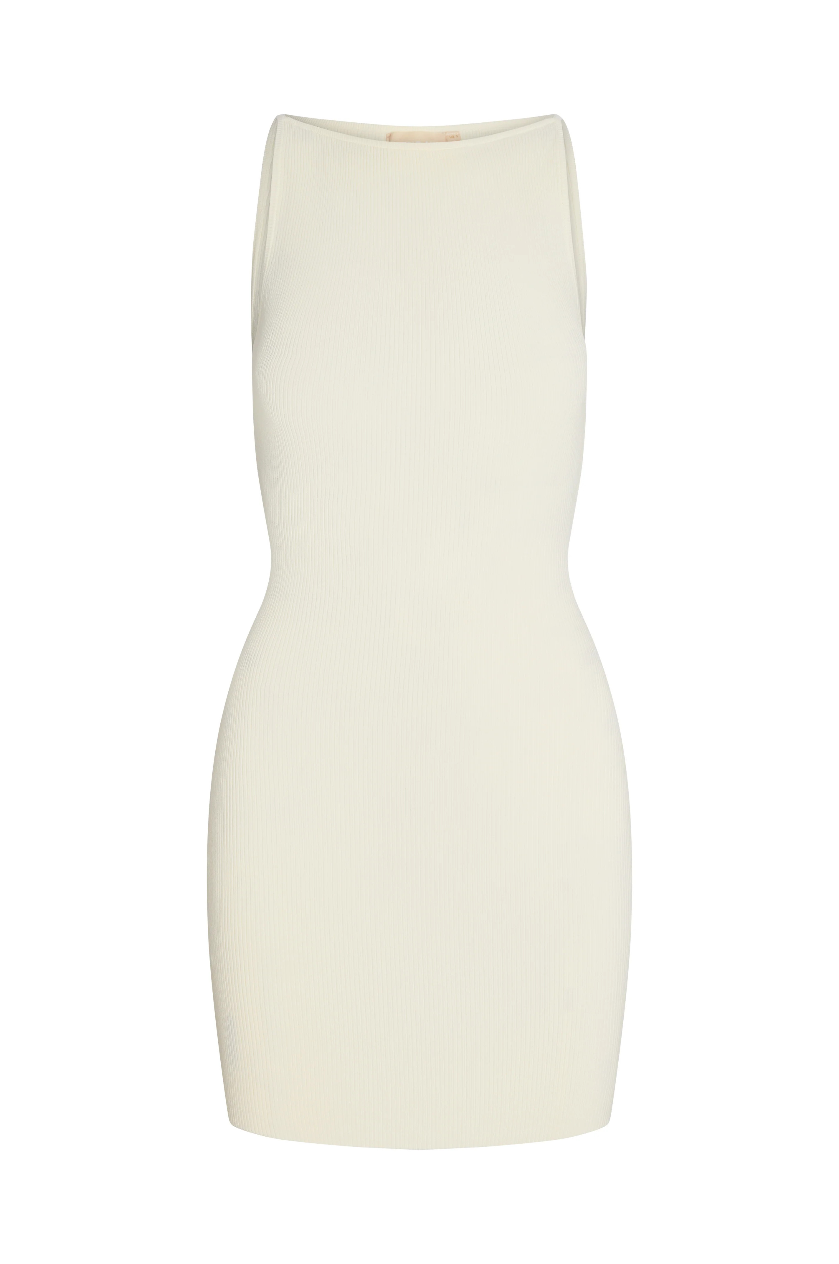 Camerelle Dress - Ivory Knit Rib | Monday Swimwear