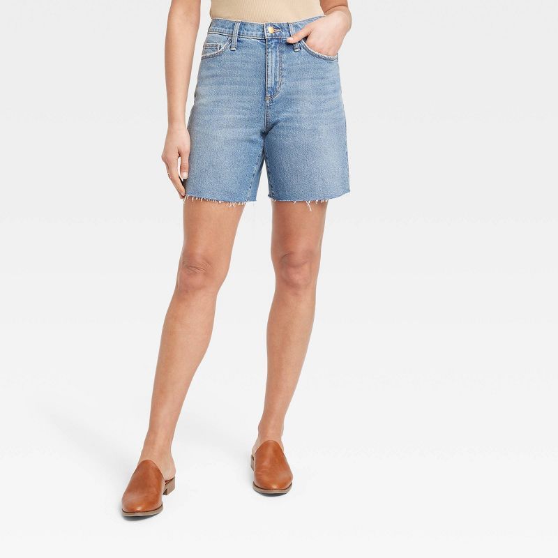 Women's High-Rise Vintage Bermuda Jean Shorts - Universal Thread™ | Target