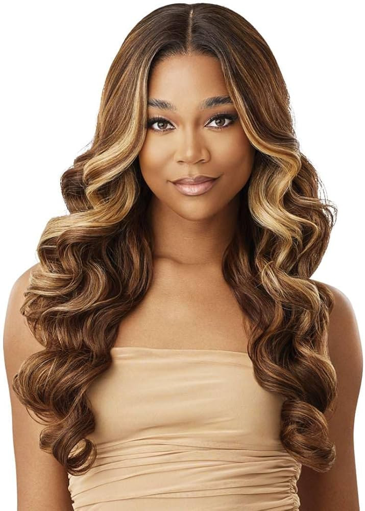 Outre Lace Front Wig - Melted Hairline - Ivara (OFF BLACK 1B) | Amazon (US)