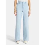 No Boundaries High Rise Baggy Wide Leg Jeans, 32" Inseam, Women's and Women's Plus Sizes XXS-4X | Walmart (US)