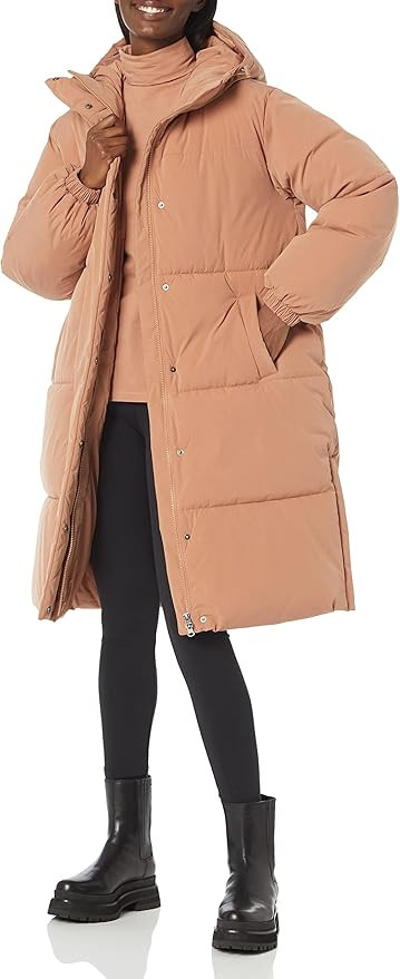 Amazon Essentials Women's Oversized Long Puffer Jacket (Available in Plus Size) | Amazon (US)