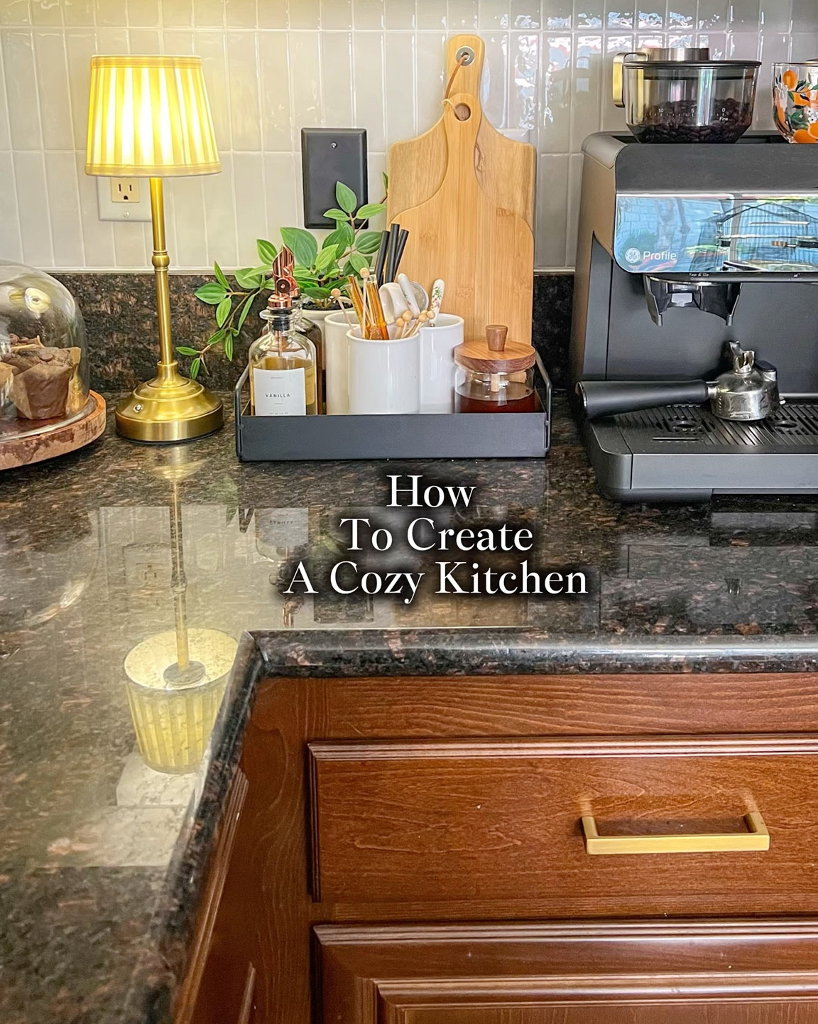 Hola bebes! How 
To Create
 A Cozy Kitchen …. Add a lamp like this one ☝️ 

#LTKHome